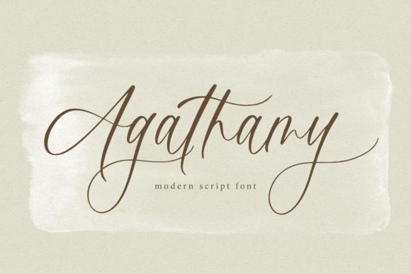Agathamy: A Handwritten Font That Elevates Editorial Design