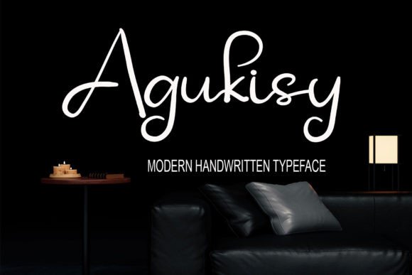 Agukisy: A Handwritten Font for Crafters