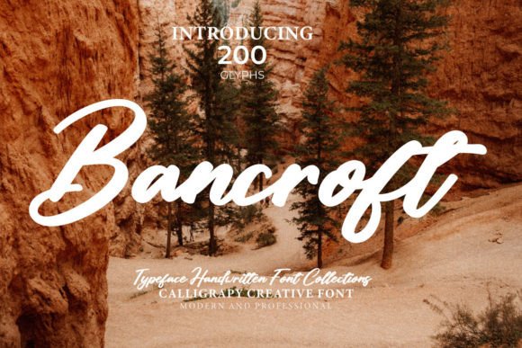 Bancroft: A Bold Handwritten Font for Modern Branding Projects