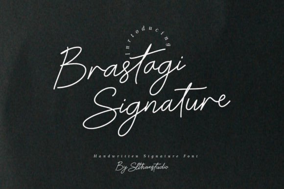 Brastagi Signature: A Handwritten Script Font for Makers