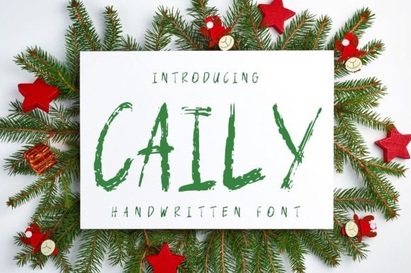 Caily: A Playful Handwritten Font for Makers and Creative Sellers