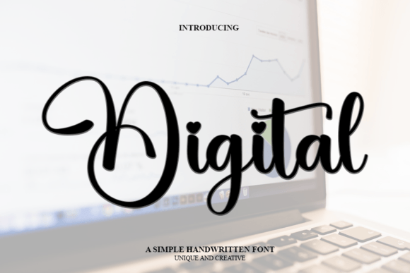 Digital: A Modern Handwritten Font for Editorial Design