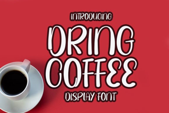 Dring Coffee: A Modern Handwritten Font for Brand Identity