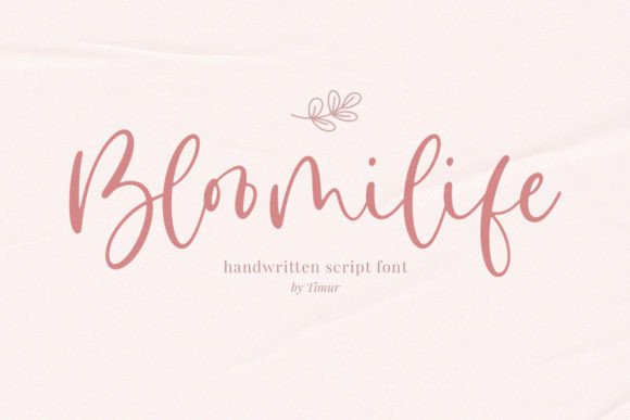 Elevate Editorial Design with the Bloomilife Script Font