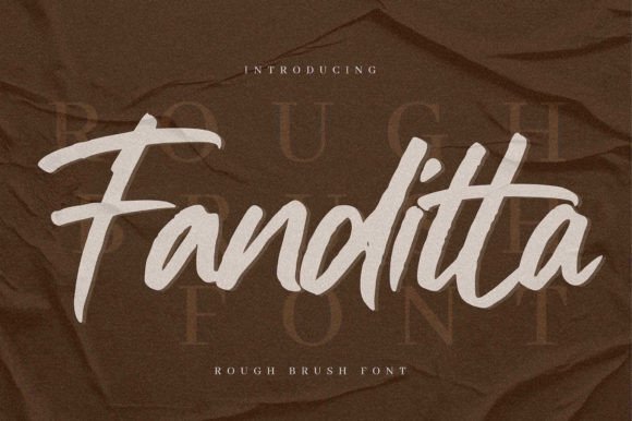 Fanditta: A Natural Script Font for Editorial Design
