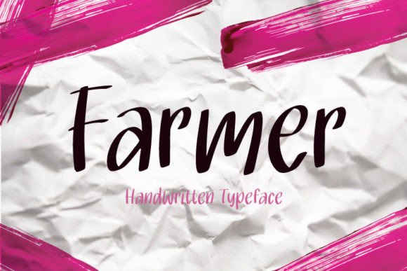 Farmer Font: A Handwritten Touch for Modern Marketing Designs