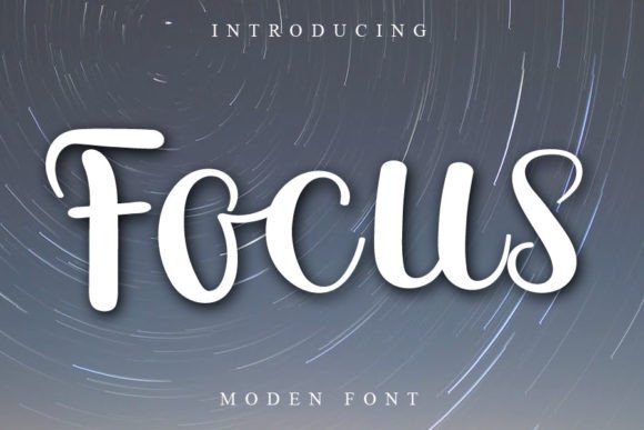 Focus: The Handwritten Font for Modern Marketing