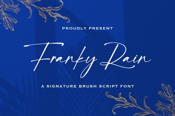 Franky Rain: A Premium Handwritten Font for Brand Identity