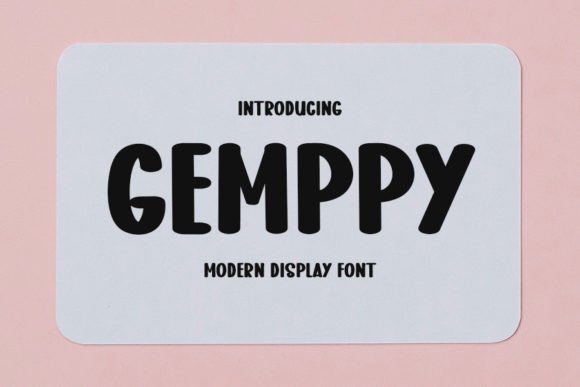 Gemppy: A Sleek Handwritten Font for Modern Marketing