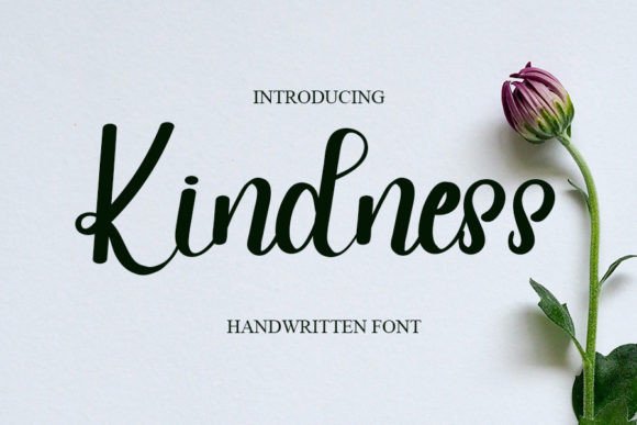 Kindness: A Modern Handwritten Font for Makers