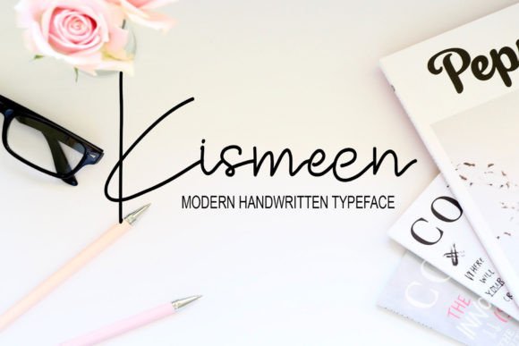 Kismeen: A Handwritten Script Font for Marketers