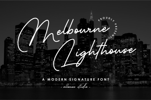 Melbourne Lighthouse: A Modern Script Font for Marketers