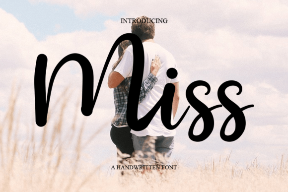 Miss: A Friendly Handwritten Font for Crafters