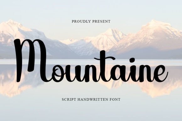 Mountaine: A Friendly Handwritten Font for Branding