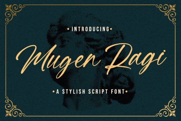 Mugen Ragi: A Modern Script Font for Editorial Design