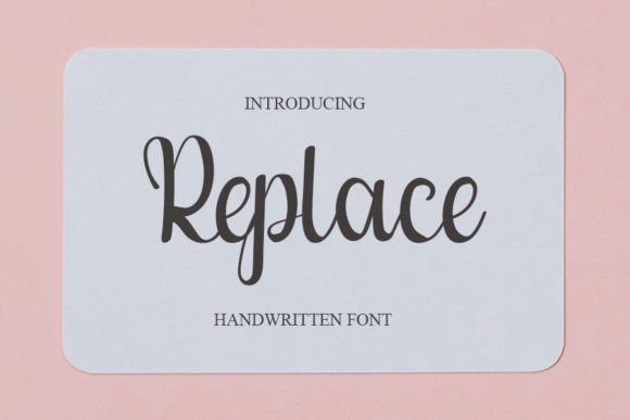Replace: A Designer’s Take on Script Amp’s Bold Display Font