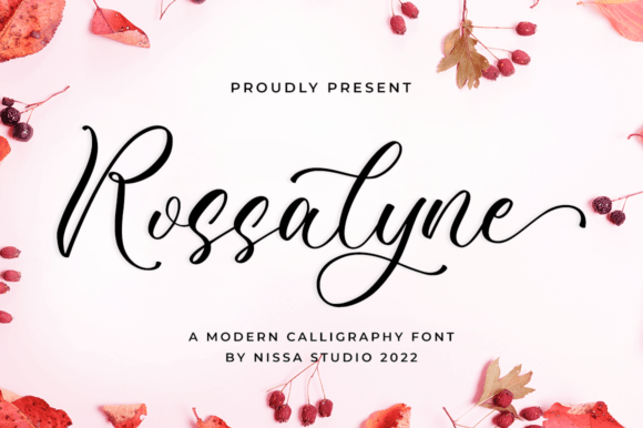 Rossalyne: A Delicate Script Font for Elegant Craft & Product Design