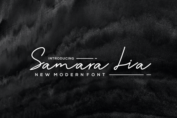 Samara Lia: A Modern Script Font for Web Design and Digital Branding