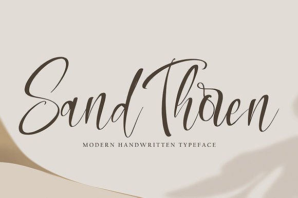 Sand Thoren: A Premium Script Font for Marketers