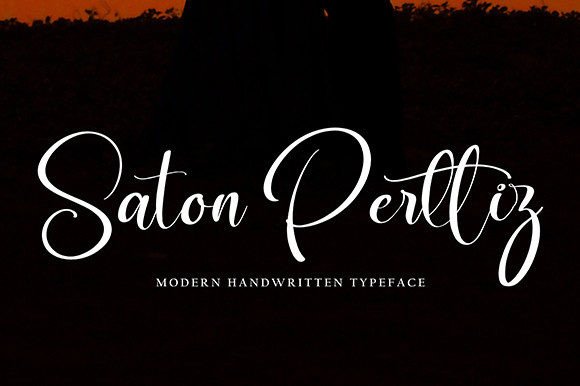 Saton Perttiz: A Handwritten Font That Elevates Web Design and Brand Identity