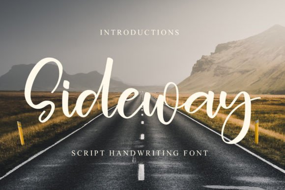 Sideway: A Modern Handwritten Font for Editorial Design