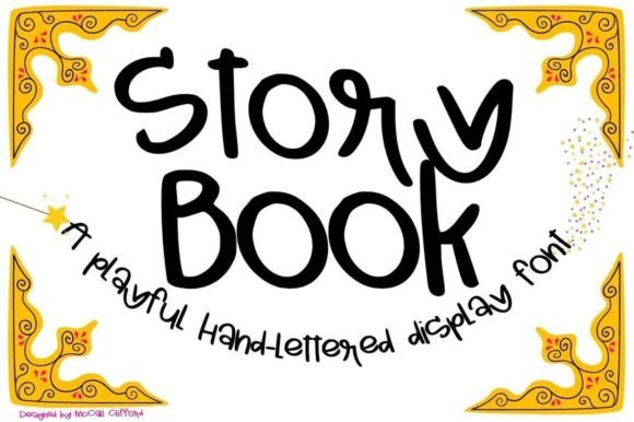Story Book: A Playful Handwritten Font for Crafters