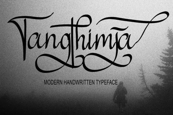Tangthimja: A Handwritten Script Font for Modern Editorial Design