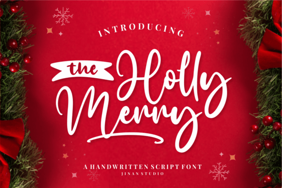 The Holly Merry: A Modern Handwritten Font for Business Branding