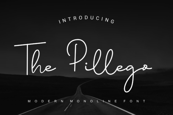 The Pillego: A Refined Script Font for Modern Editorial Design