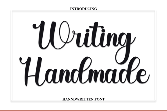 Writing Handmade: A Trendy Script Font for Crafters